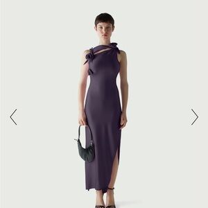 Coperni aysmmetric floral grown NWT small